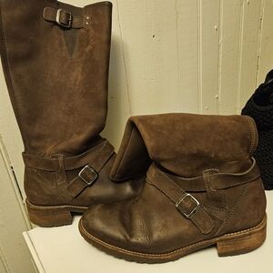 L.L. Bean Brown Combat & Moto Boots